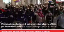 Crisi alloggi, ancora cortei: proteste e tensione a Madrid