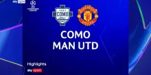 Champions, Como-Manchester United 4-1: gol e highlights