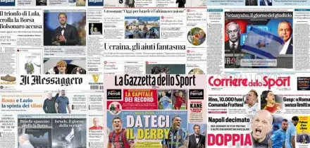 Le prime pagine dei quotidiani di oggi 27 ottobre: la rassegna stampa