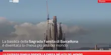 La Sagrada Familia diventa la chiesa più alta del mondo