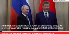 Summit SCO, incontro tra Putin e Xi Jinping in Kirghizistan
