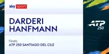 Darderi-Hanfmann: highlights Atp Santiago del Cile