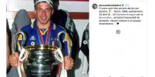 Juve, Del Piero celebra la Champions del 1996: &ldquo;Emozioni inspiegabili&rdquo;