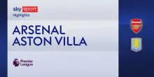 Arsenal-Aston Villa 4-1: gol e highlights