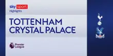 Tottenham-Crystal Palace 1-3: gol e highlights