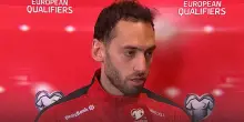 Calhanoglu elimina la Romania e ringrazia Chivu