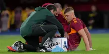 Roma, per Dovbyk lesione al tendine della gamba sx