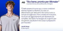 Sinner: 'Non sono l'unico che sta cambiando'