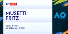 Musetti-Fritz: highlights Australian Open
