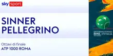 Sinner-Pellegrino: highlights Atp Roma
