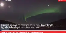 Groenlandia, lo spettacolo dell&rsquo;aurora boreale