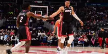 Prima vittoria per Miami, vincono Lakers e Pistons