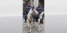 Milano, polizia locale pattuglia a cavallo la città