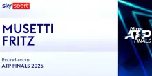 Musetti-Fritz: highlights Atp Finals