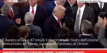 Discorso Trump su Stato dell&rsquo;Unione: &ldquo;L&rsquo;America &egrave; tornata&rdquo;
