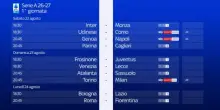 La presentazione della 1^ giornata di Serie A