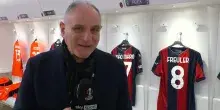 Bologna-Roma, dentro gli spogliatoi prima della partita