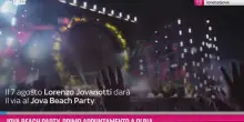 Jova Beach Party, primo appuntamento a Olbia