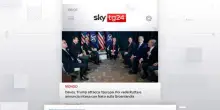 I titoli di Sky TG24 del 22 gennaio 2026 - edizione h.8