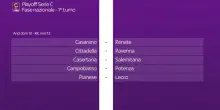 Playoff Serie C, gli accoppiamenti del 1&deg; turno Nazionale