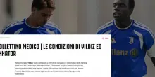 Juventus, infortunio Yildiz ed Ekhator: i tempi di recupero