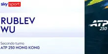Rublev-Wu: highlights Atp Hong Kong