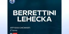 Berrettini-Lehecka: highlights Atp Cincinnati