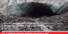 Cile, il ritiro dei ghiacciai aumenta i rischi sulle Ande