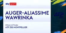Auger Aliassime-Wawrinka: highlights Atp Montpellier
