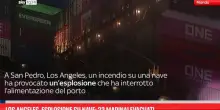 Los Angeles, esplosione su nave: 23 marinai evacuati