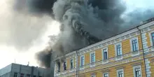 Ucraina, colpita l'accademia delle scienze a Kiev: ci sono morti e feriti