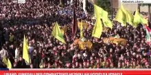 Libano, funerali per combattenti Hezbollah uccisi da Israele