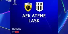 Champions League, Aek Atene - Lask: gol e highlights