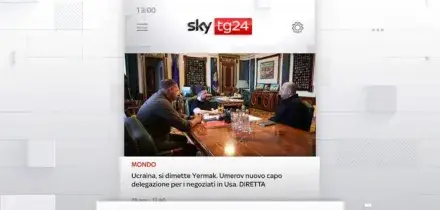 I titoli di Sky Tg24 del 29 novembre, edizione ore 13