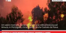 Portogallo, vasto incendio ad Arouca: pompieri al lavoro