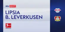Lipsia-Bayer Leverkusen 1-3: gol e highlights