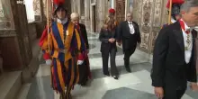 Giorgia Meloni in udienza da Papa Prevost