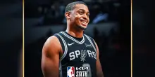 Keldon Johnson vince il Sesto Uomo dell&rsquo;Anno