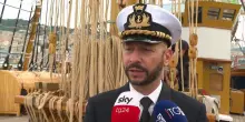 L'intervista al comandante dell'Amerigo Vespucci