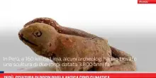 Perù, scultura di rospi rivela antica crisi climatica