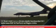 UK, Usa ritirano bombardieri B-1 dalla base RAF di Fairford
