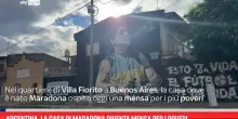 Argentina, la casa di Maradona diventa mensa per i poveri