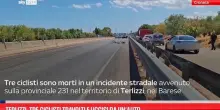 Terlizzi, tre ciclisti travolti e uccisi da un’auto