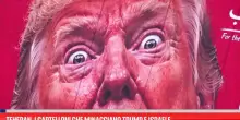 Teheran, i cartelloni che minacciano Trump e Israele