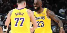 Luka e James spingono i Lakers, Spurs ko a Memphis