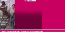 Giulia Stabile sta male durante il tour di Rosal&Atilde;&shy;a
