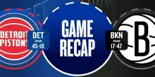 NBA Highlights: Brooklyn-Detroit 100-138