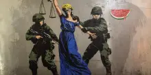 Laika, nuovi murales contro la 'complicit&agrave; di Ue e Italia con Israele'