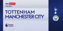 Tottenham-Manchester City 2-2: gol e highlights