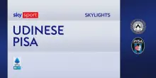 Udinese-Pisa 2-2: gol e highlights